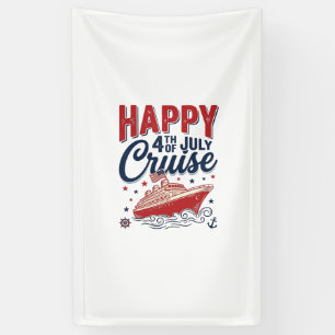 Happy 4th of July Cruise Vintage Patriotic Shirt_1 Banner