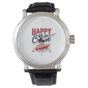 Happy 4th of July Cruise Vintage Patriotic Shirt_1 Watch