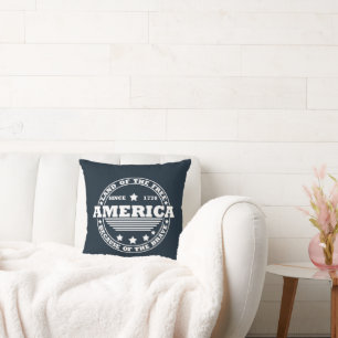 Happy 4th of july cushion