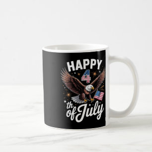 Happy 4th Of July Eagle Flag Usa Independence Coffee Mug