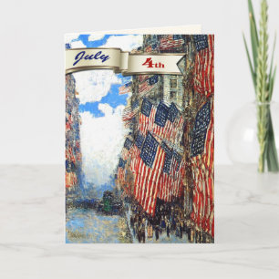 Happy 4th of July. Fine Art Custom  Holiday Card