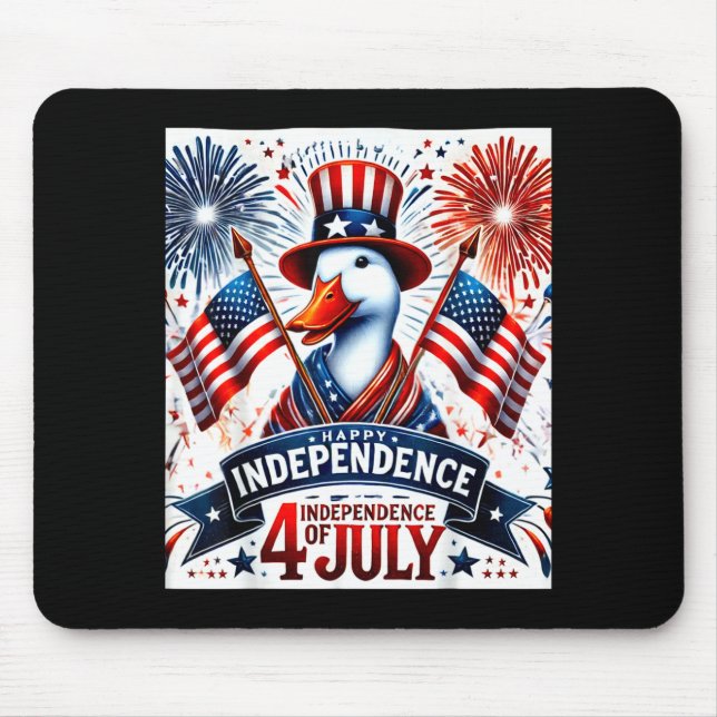 Happy 4th of july for independence day  mouse pad (Front)