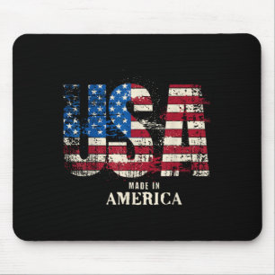 Happy 4th of july funny patriotic merica for women mouse pad