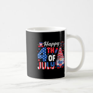Happy 4th Of July Gnome Memorial Day Shirt Women U Coffee Mug