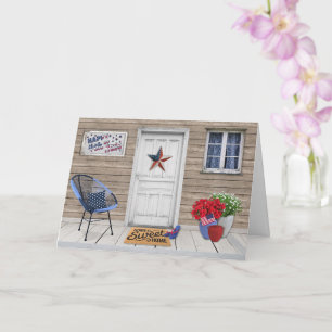 HAPPY 4TH OF JULY GREETING CARD BLANK INSIDE