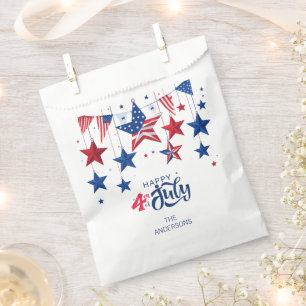 Happy 4th of July Hanging Stars ID1103 Favour Bag