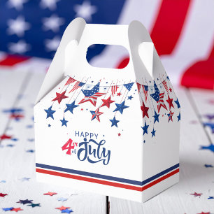 Happy 4th of July Hanging Stars ID1103 Favour Box
