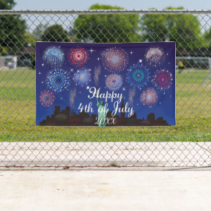 Happy 4th of July in New York Banner