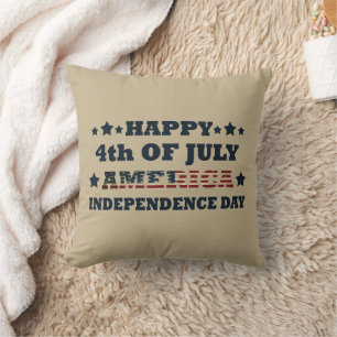 Happy 4th of july independence day America Cushion