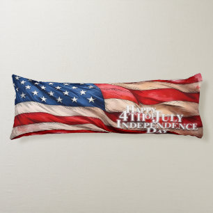 Happy 4th of July - Independence Day Body Cushion
