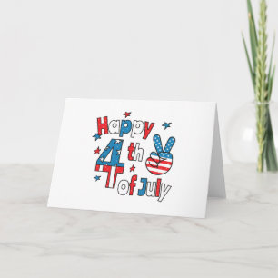 Happy 4th of July Independence Day Card