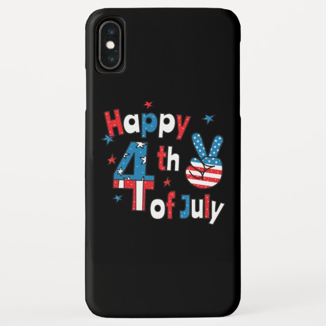 Happy 4th of July Independence Day Case-Mate iPhone Case (Back)