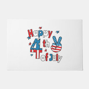Happy 4th of July Independence Day Doormat
