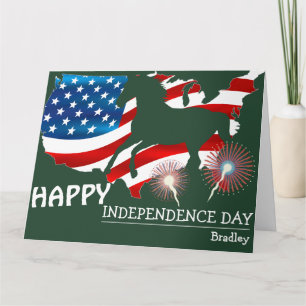 Happy 4th of July Independence Day party  Card