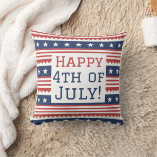Happy 4th of July Independence Day party  Cushion