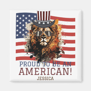 Happy 4th of July Independence Day party Magnet