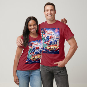 Happy 4th of July Independence Day Patriotic  T-Shirt