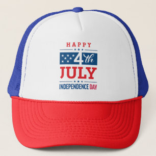 Happy 4th of July Independence Day Trucker Hat