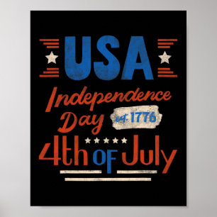 Happy 4th Of July Independence Day Usa 4th Of July Poster