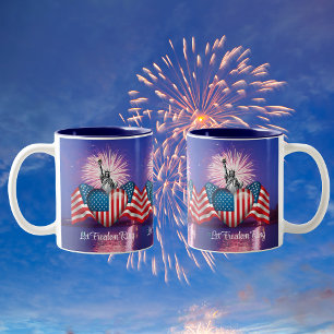 Happy 4th of July "Let Freedom Ring" Coffee Mug