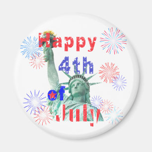Happy 4th of July Magnet