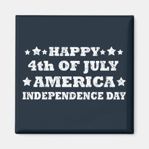Happy 4th of july magnet