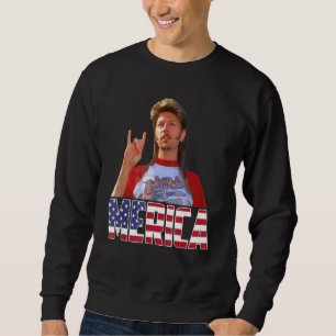 Happy 4th Of July Merica Joe American Flag 2 Sweatshirt