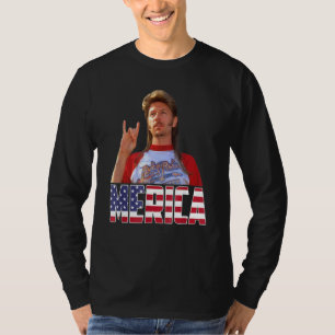Happy 4th Of July Merica  Joe American Flag 2 T-Shirt