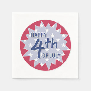 Happy 4th of July Napkin