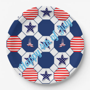 Happy 4th of July, Paper Plate