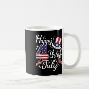 Happy 4th Of July Patriotic American Flag Usa Men Coffee Mug