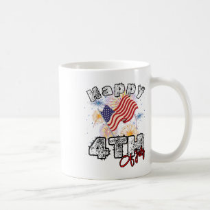 Happy 4th Of July Patriotic American - Independenc Coffee Mug