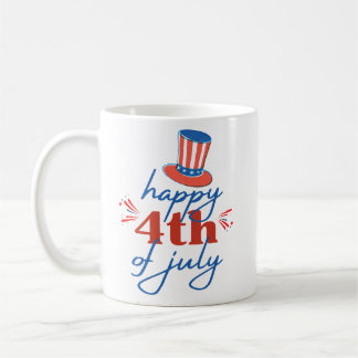 Happy 4th of July Patriotic Coffee Mug
