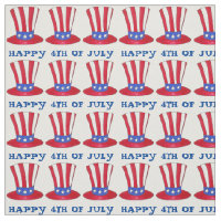 Happy 4th of July Patriotic USA Uncle Sam Tophat