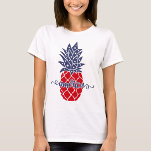 Happy 4th Of July Pineapple America Tee T-Shirt
