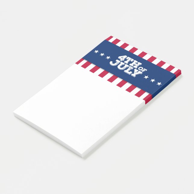 Happy 4th of July  Post-it Notes (Angled)