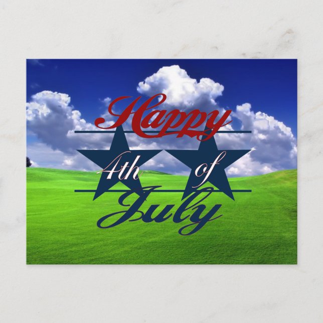 Happy 4th of July Postcard (Front)
