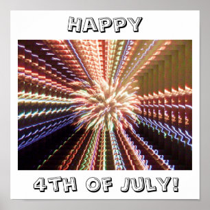 HAPPY 4TH OF JULY poster