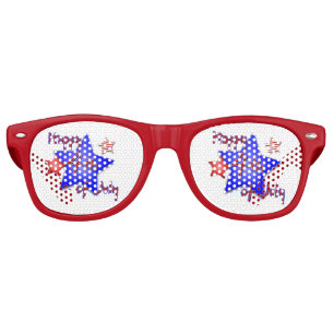 Happy 4th of July Retro Sunglasses