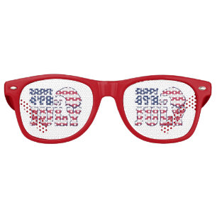 Happy 4th of July Retro Sunglasses