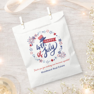 Happy 4th of July Summer Pop by Personalized Favour Bag