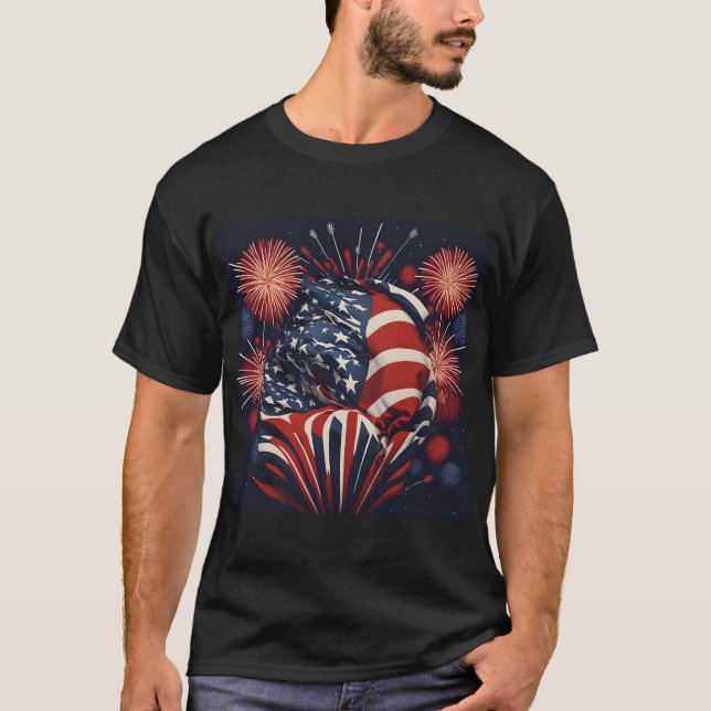 Happy 4th of July T-Shirt (Front)