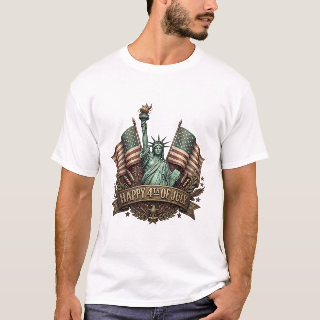 HAPPY 4TH OF JULY T-Shirt (Front)
