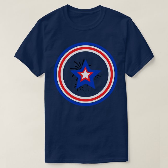 happy 4th of July T-Shirt (Design Front)