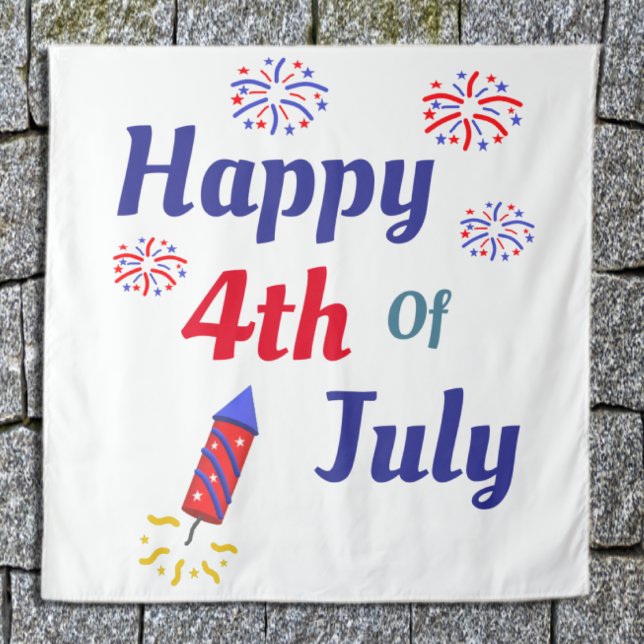 Happy 4th Of July Tapestry (Creator Uploaded)