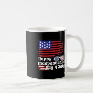 Happy 4th Of July United States Flag Happy Indepen Coffee Mug