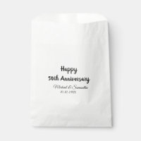 Happy 50th anniversary add couple name date weddin