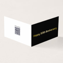 Happy 50th Anniversary greeting card 
