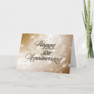 Happy 50th Anniversary (wedding anniversary) Card