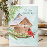 Happy 50th Birthday Birds at Birdhouse